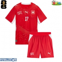 Sveits Ruben Vargas #17 Hjemmedraktsett Barn VM 2026 Kortermet (+ Korte bukser)